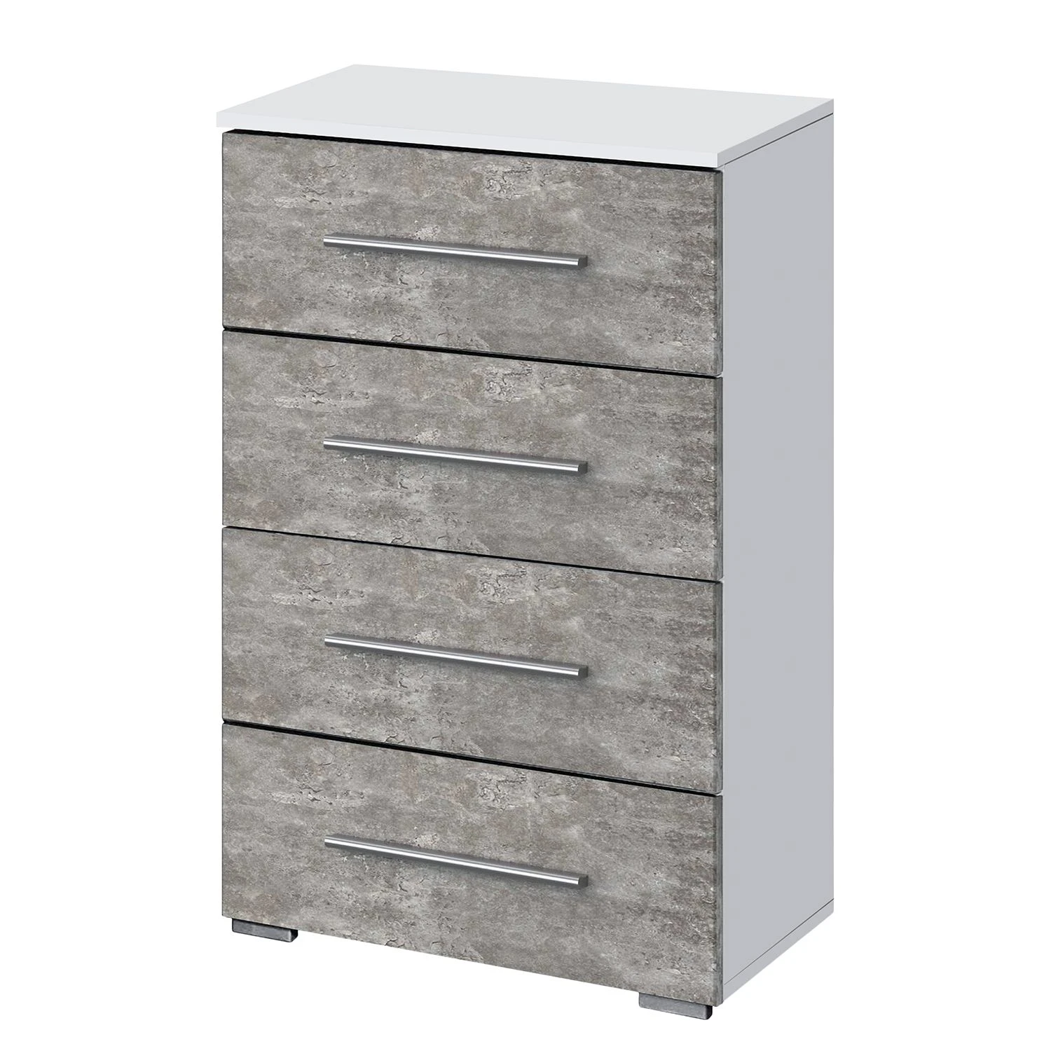 Rauch Blue Kommode Siegen I - Steingrau / Alpinweiß 1 Rauch Blue Kommode Siegen I - Steingrau / Alpinweiß