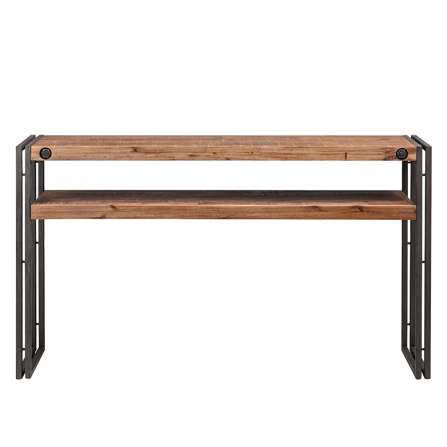 Ars manufacti Konsole Manchester - Akazie massiv / Metall - Akazie / Anthrazit 2 Ars manufacti Konsole Manchester - Akazie massiv / Metall - Akazie / Anthrazit – Bild 2