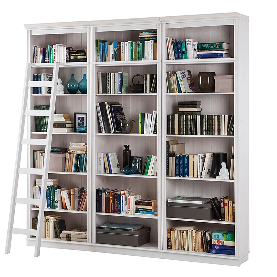 Maison Belfort Regalwand Lillehammer II - Kiefer massiv - Kiefer Weiß 1 Maison Belfort Regalwand Lillehammer II - Kiefer massiv - Kiefer Weiß