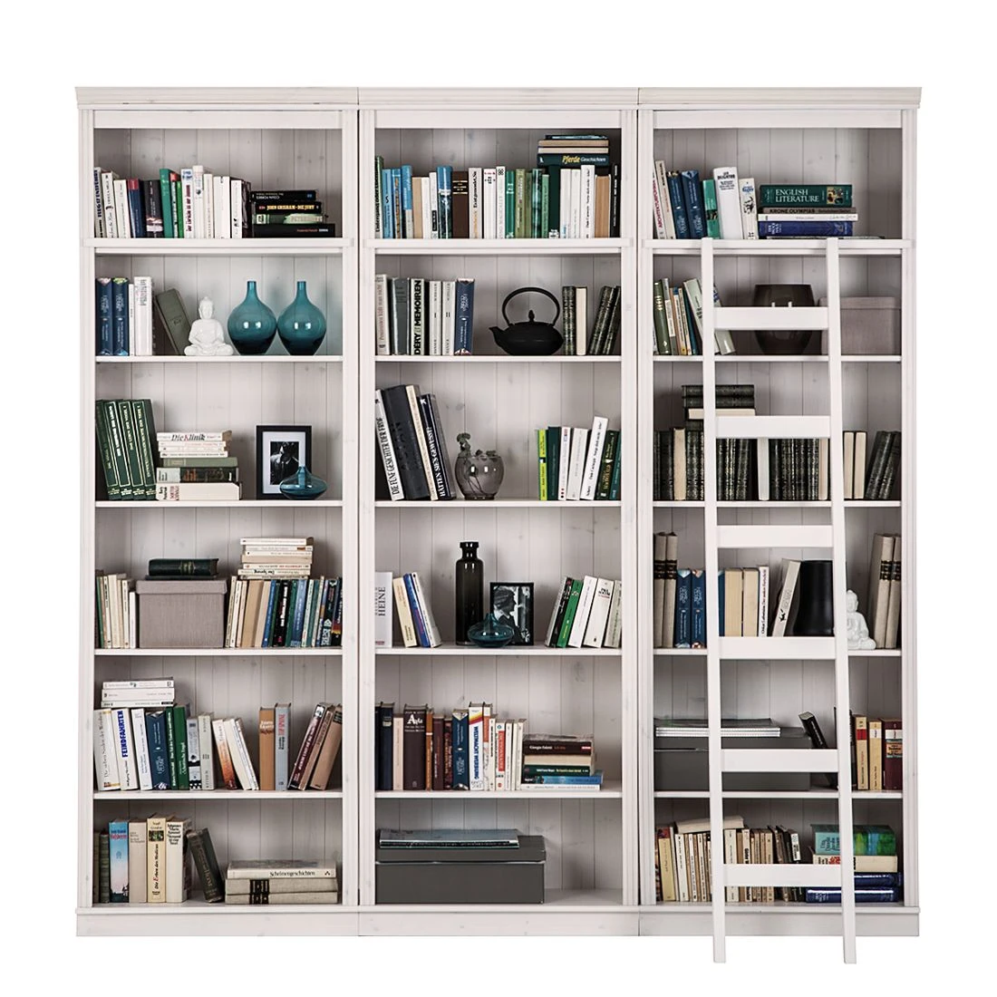 Maison Belfort Regalwand Lillehammer II - Kiefer massiv - Kiefer Weiß 5 Maison Belfort Regalwand Lillehammer II - Kiefer massiv - Kiefer Weiß – Bild 5