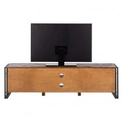 Ars manufacti TV-Lowboard Manchester II - Akazie massiv / Metall - Akazie / Anthrazit -Wohnzimmermöbel boutique en ligne lowboard manchester ii akazie massiv metall 4882948