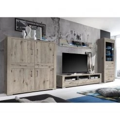 Mooved Hochkommode Hunton II - Sandeiche Dekor -Wohnzimmermöbel boutique en ligne maeusbacher wohnen 24 01 17 4914268