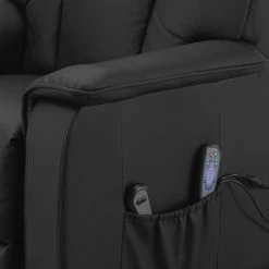 Modoform Massagesessel Cubillo - Echtleder - Schwarz -Wohnzimmermöbel boutique en ligne massagesessel cubillo echtleder schwarz 4146628