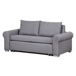 Mooved Schlafsofa Latina II Webstoff - Grau - Breite: 165 cm