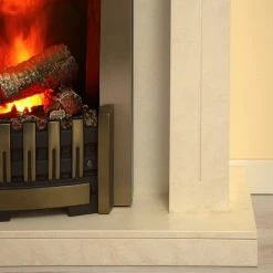 Montreux Elektrokamin Missouri - Beige-Creme marmoriert -Wohnzimmermöbel boutique en ligne missouri elektrokamin beige creme marmoriert 4168848