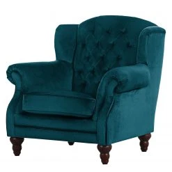 Jack & Alice Ohrensessel Jenner I Samtoptik - Dunkelblau