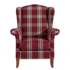 Max Winzer Ohrensessel Verita - Strukturstoff - Rot kariert -Wohnzimmermöbel boutique en ligne ohrensessel verita strukturstoff rot kariert 5005328