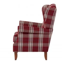 Max Winzer Ohrensessel Verita - Strukturstoff - Rot kariert -Wohnzimmermöbel boutique en ligne ohrensessel verita strukturstoff rot kariert 5005336