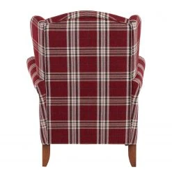 Max Winzer Ohrensessel Verita - Strukturstoff - Rot kariert -Wohnzimmermöbel boutique en ligne ohrensessel verita strukturstoff rot kariert 5005340