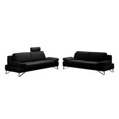 Loftscape Polstergarnitur Silvano (3-2,5) - Webstoff Schwarz - Kopfstütze verstellbar 22 Loftscape Polstergarnitur Silvano (3-2,5) - Webstoff Schwarz - Kopfstütze verstellbar -Wohnzimmermöbel boutique en ligne polstergarnitur silvano 3 2 5 webstoff schwarz 442363