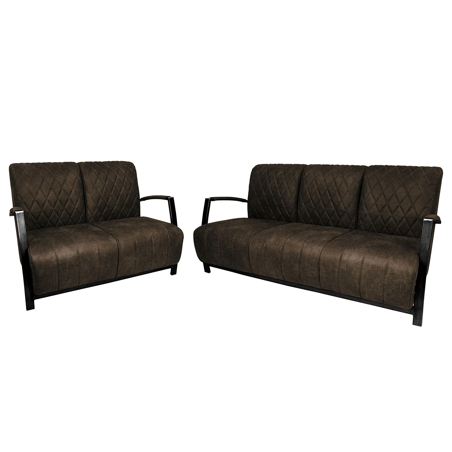 Ars manufacti Polstergarnitur Straid (3-2) - Braungrau 1 Ars manufacti Polstergarnitur Straid (3-2) - Braungrau