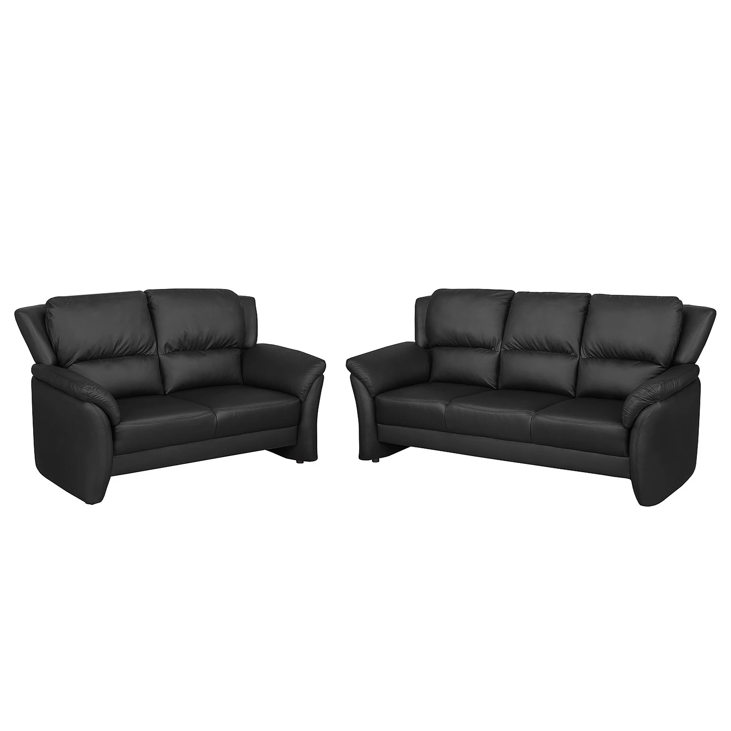 Nuovoform Polstergarnitur Windom (3-2) - Kunstleder - Schwarz 1 Nuovoform Polstergarnitur Windom (3-2) - Kunstleder - Schwarz