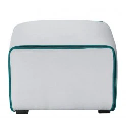 Fredriks Polsterhocker Grady II Webstoff - Hellgrau / Türkis 8 Fredriks Polsterhocker Grady II Webstoff - Hellgrau / Türkis -Wohnzimmermöbel boutique en ligne polsterhocker grady webstoff ii hellgrau tuerkis 4771752