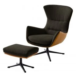 Studio Copenhagen Sessel Hepburn III - Schwarzbraun / Cognac - Schwarz 16 Studio Copenhagen Sessel Hepburn III - Schwarzbraun / Cognac - Schwarz -Wohnzimmermöbel boutique en ligne polsterhocker hepburn ii webstoff echtleder schwarzbraun cognac 5023804