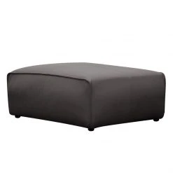 Studio Copenhagen Polsterhocker HUDSON - Echtleder Neka: Grau