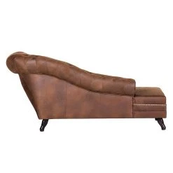 Ars manufacti Recamiere Benavente - Antiklederoptik Braun - Armlehne davorstehend rechts -Wohnzimmermöbel boutique en ligne recamiere benavente antiklederlook braun armlehne davorstehend rechts 406286