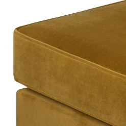 Jack & Alice Recamiere Blomma - Samtstoff SenfGelb - Armlehne davorstehend links -Wohnzimmermöbel boutique en ligne recamiere blomma samtstoff senfgelb armlehne davorstehend links 354734