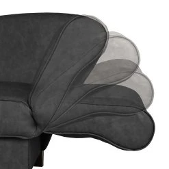 Maison Belfort Recamiere Revel Kunstleder - Anthrazit - Armlehne davorstehend rechts -Wohnzimmermöbel boutique en ligne recamiere revel kunstleder armlehne davorstehend rechts anthrazit 2234734