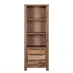 Red Living Regal Akhatar - Akazie teilmassiv - Akazie Multicolor / Smoked -Wohnzimmermöbel boutique en ligne regal akhatar akazie teilmassiv akazie multicolor smoked 3627589