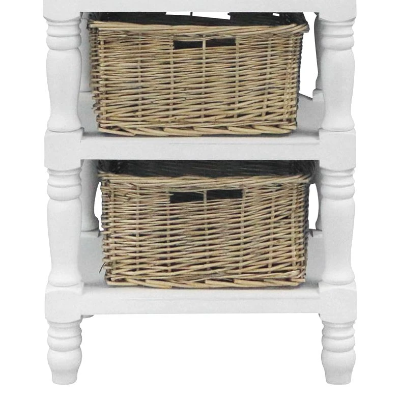 Maison Belfort Regal Elyria mit Korbschubladen - Paulownia teilmassiv 2 Maison Belfort Regal Elyria mit Korbschubladen - Paulownia teilmassiv – Bild 2