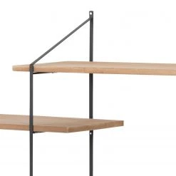 Mørteens Regal Oxbow I - Paulownia massiv / Metall - Paulownia / Schwarz -Wohnzimmermöbel boutique en ligne regal oxbow i paulownia massiv paulownia 4562312