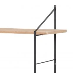 Mørteens Regal Oxbow I - Paulownia massiv / Metall - Paulownia / Schwarz -Wohnzimmermöbel boutique en ligne regal oxbow i paulownia massiv paulownia 4562316