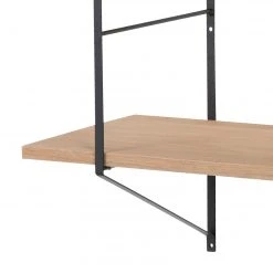 Mørteens Regal Oxbow II - Paulownia massiv / Metall - Paulownia / Schwarz -Wohnzimmermöbel boutique en ligne regal oxbow ii paulownia massiv paulownia 4562360