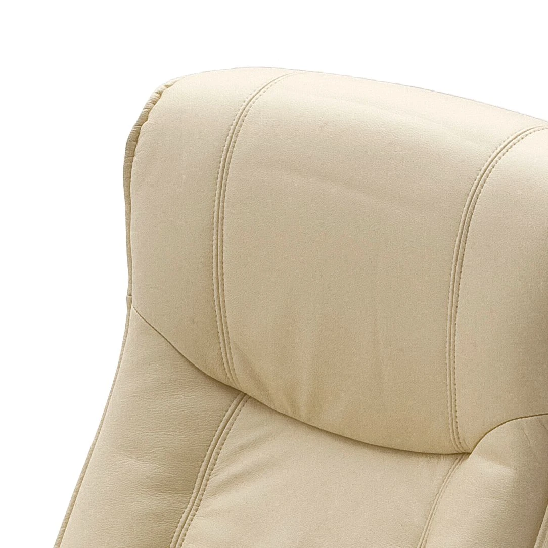 Modoform Relaxsessel Odenwald (mit Hocker) - Echtleder Creme 4 Modoform Relaxsessel Odenwald (mit Hocker) - Echtleder Creme – Bild 4