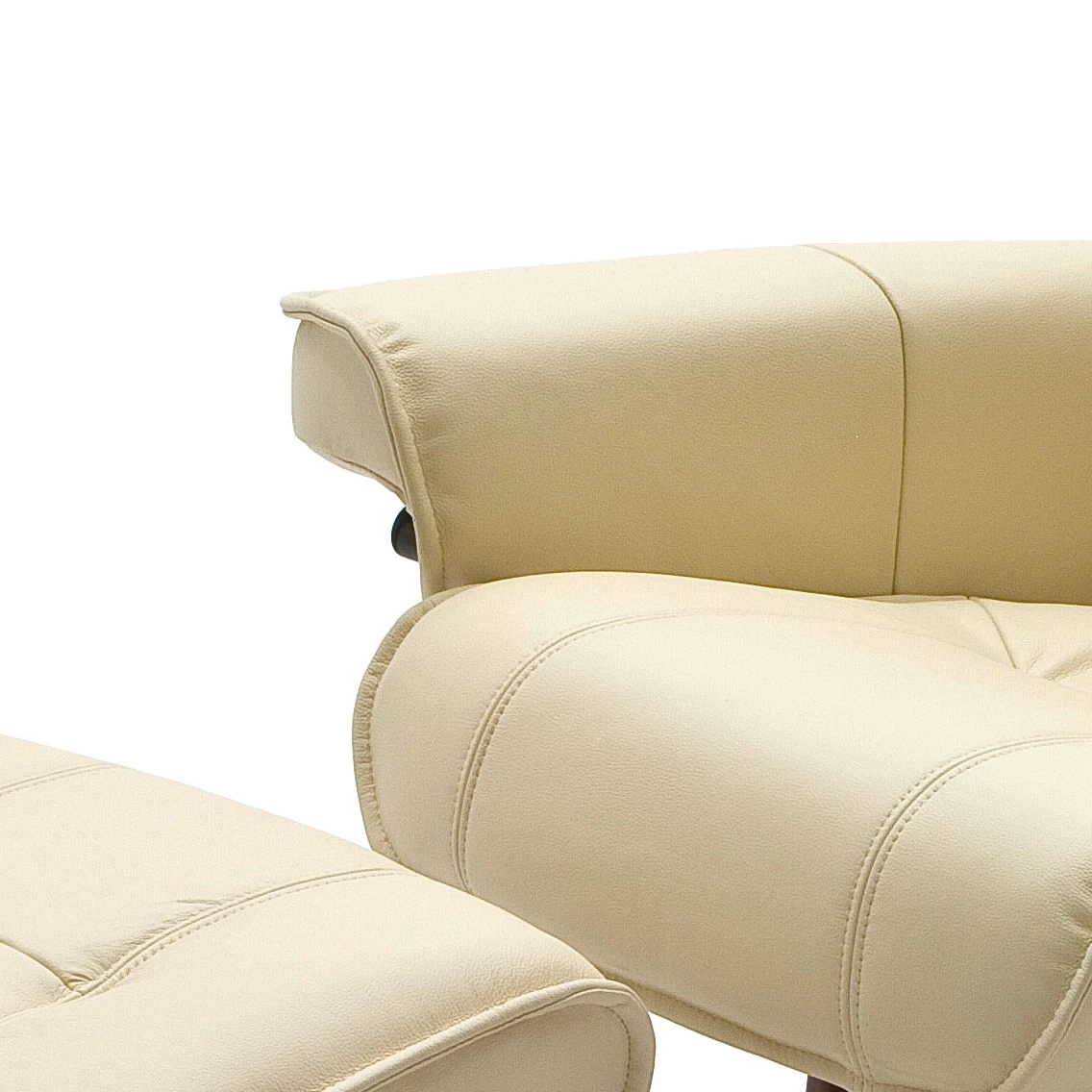 Modoform Relaxsessel Odenwald (mit Hocker) - Echtleder Creme 5 Modoform Relaxsessel Odenwald (mit Hocker) - Echtleder Creme – Bild 5