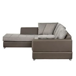 Roomscape Ecksofa Tosya - Kunstleder Taupe/Strukturstoff Grau - Ottomane davorstehend links 20 Roomscape Ecksofa Tosya - Kunstleder Taupe/Strukturstoff Grau - Ottomane davorstehend links -Wohnzimmermöbel boutique en ligne ropez diva ecke 2014 04 10 2 389180