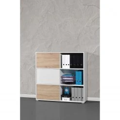 Germania Schiebetürenregal Mingle II - Weiß/Eiche Sonoma Dekor 38 Germania Schiebetürenregal Mingle II - Weiß/Eiche Sonoma Dekor -Wohnzimmermöbel boutique en ligne schiebetuerenregal mingle ii weiss eiche sonoma dekor 5029224