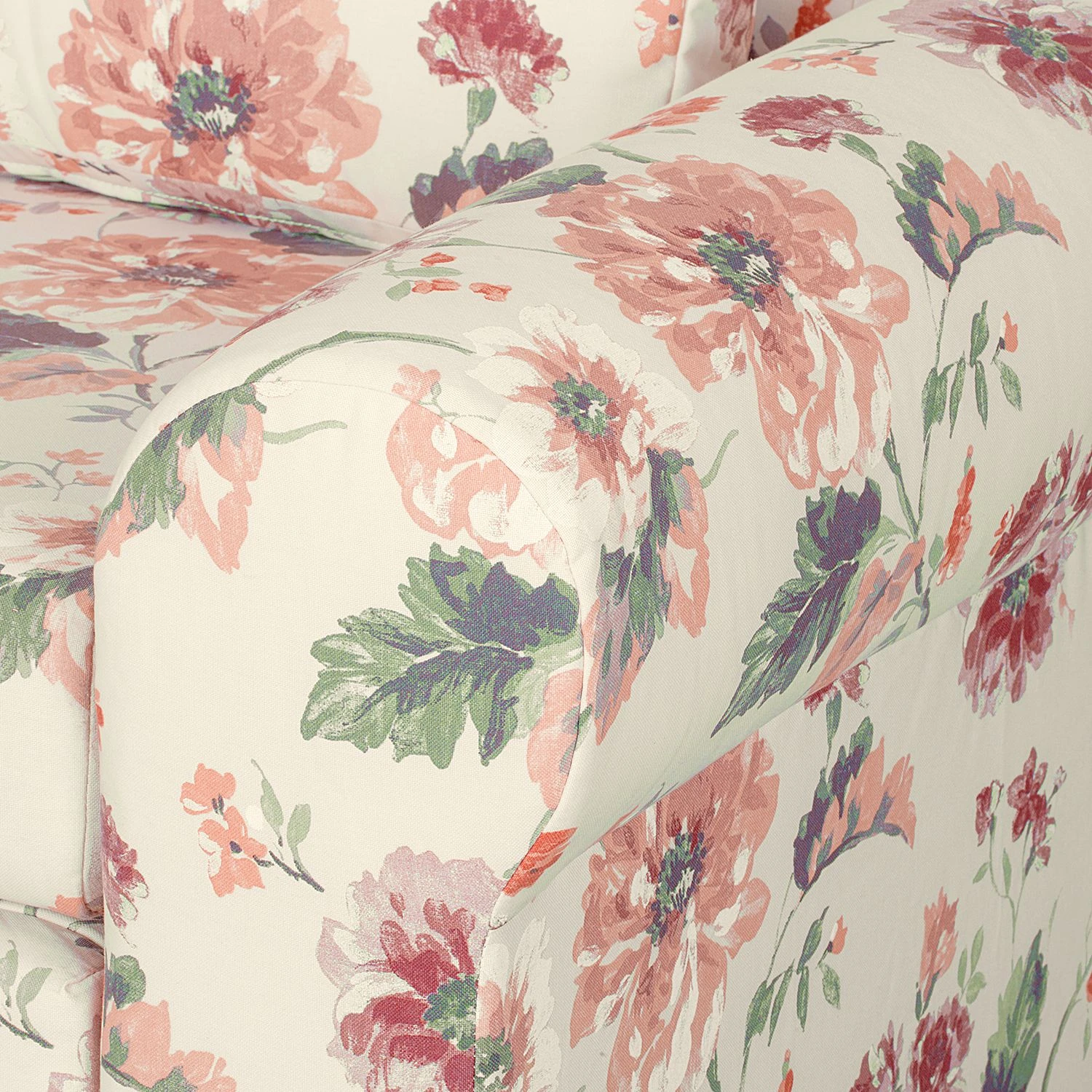 Mooved Schlafsessel Latina VIII - Flachgewebe geblümt - Beige / Rot 12 Mooved Schlafsessel Latina VIII - Flachgewebe geblümt - Beige / Rot – Bild 12