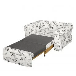 Mooved Schlafsessel Latina VII Flachgewebe - Weiß / Grau -Wohnzimmermöbel boutique en ligne schlafsessel lepe gebluemt weiss grau 4134144