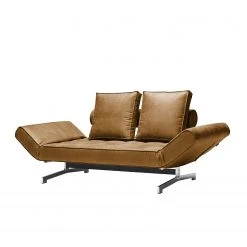 Innovation Möbel Schlafsofa Ghia - Antiklederlook - Braun -Wohnzimmermöbel boutique en ligne schlafsofa ghia kunstleder braun 4357076