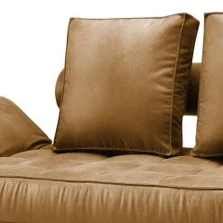 Innovation Möbel Schlafsofa Ghia Laser Legs Webstoff - Echtleder Look: 551 Brown Fanual -Wohnzimmermöbel boutique en ligne schlafsofa ghia laser legs webstoff 4578500