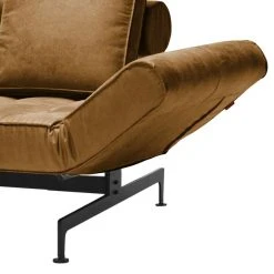 Innovation Möbel Schlafsofa Ghia Laser Legs Webstoff - Echtleder Look: 551 Brown Fanual -Wohnzimmermöbel boutique en ligne schlafsofa ghia laser legs webstoff 4578504