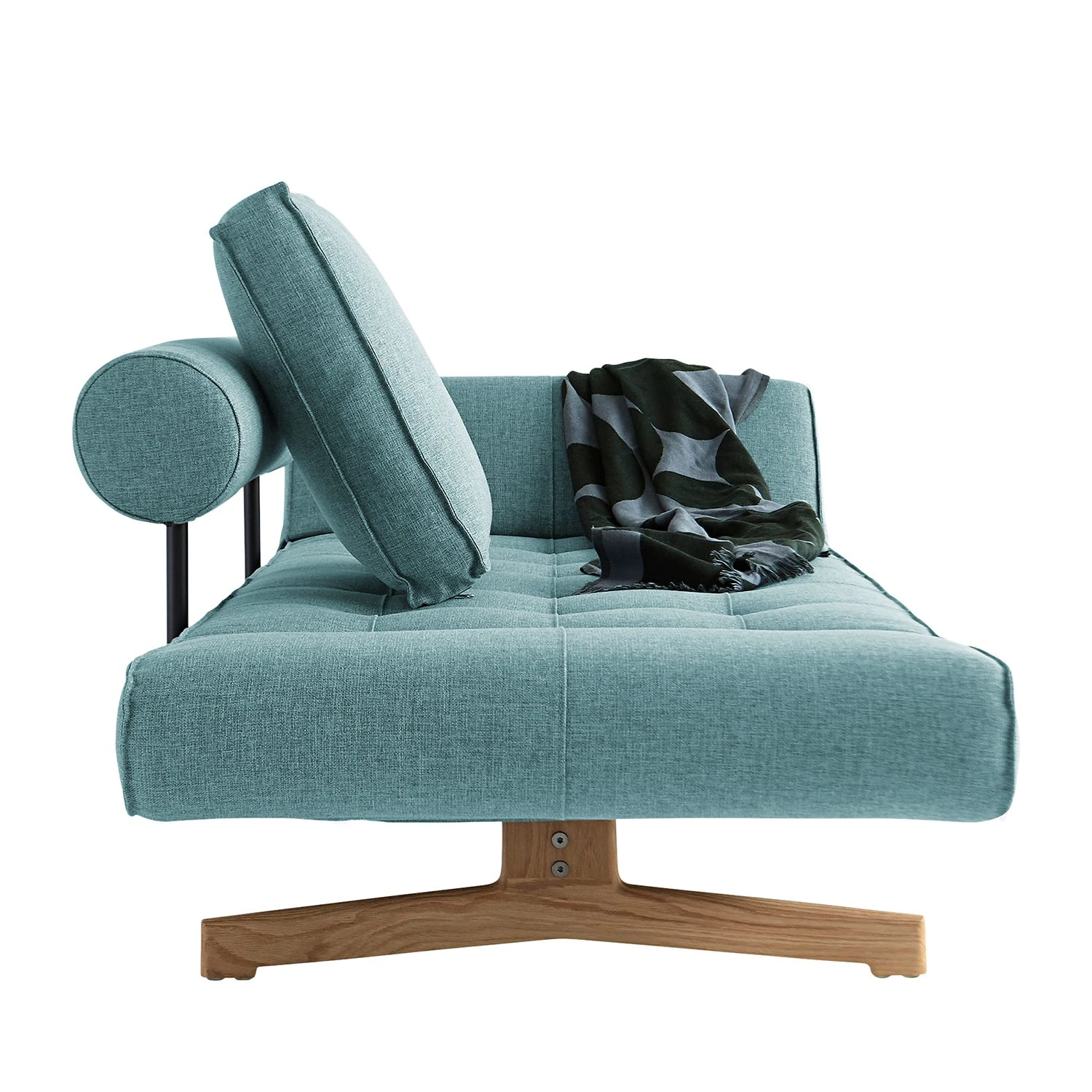 Innovation Möbel Schlafsofa Ghia - Stoff Mixed Dance: Light Blue 5 Innovation Möbel Schlafsofa Ghia - Stoff Mixed Dance: Light Blue – Bild 5