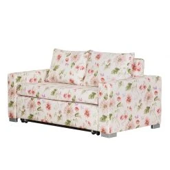 Mooved Schlafsofa Latina VIII Webstoff - Beige / Lila - Breite: 190 cm