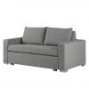 Mooved Schlafsofa Latina - Stoff Doran: Grau - Breite: 170 cm