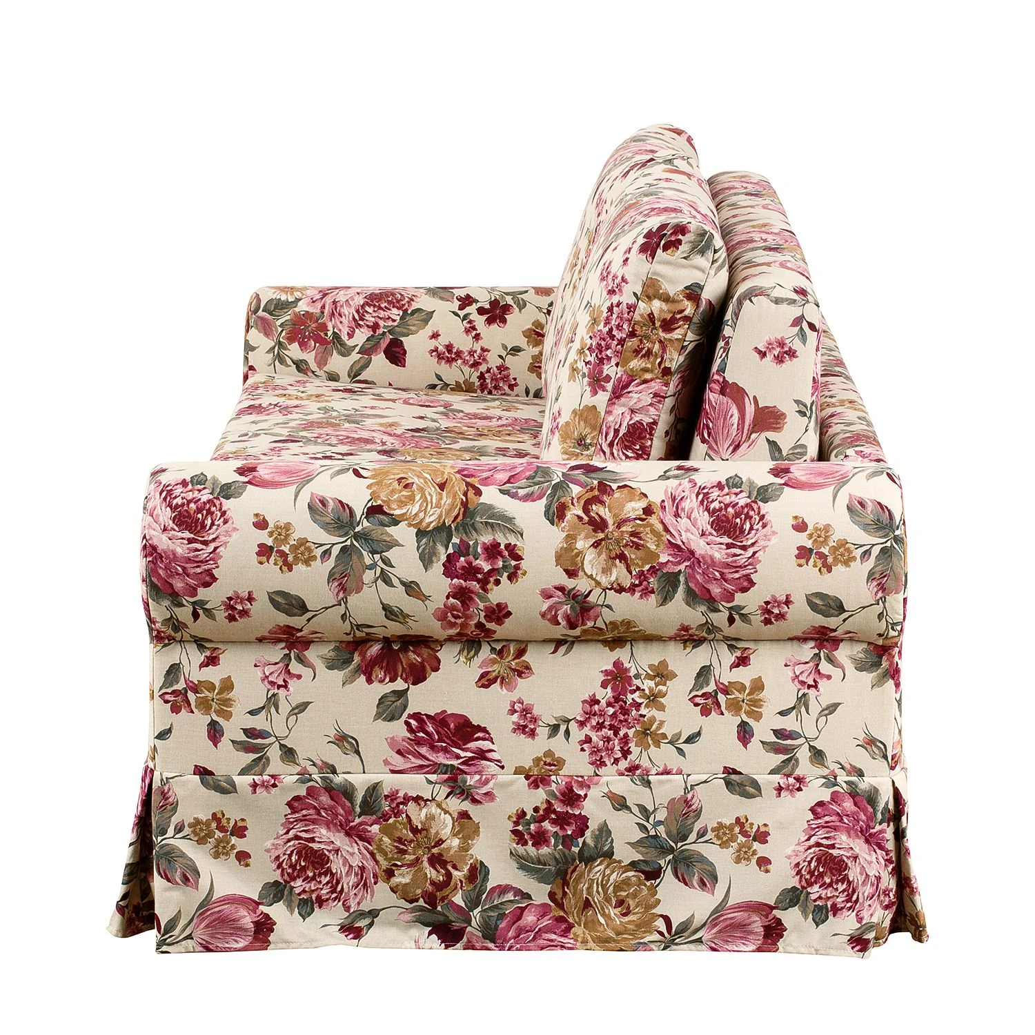 Mooved Schlafsofa Latina XII - Webstoff Beige / Rot - Breite: 165 cm 4 Mooved Schlafsofa Latina XII - Webstoff Beige / Rot - Breite: 165 cm – Bild 4