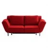 Chillout by Franz Fertig Schlafsofa Leo Webstoff - Rot