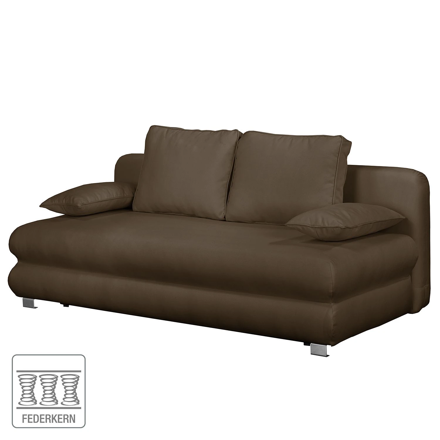 Fredriks Schlafsofa Monteria Strukturstoff - Espresso 2 Fredriks Schlafsofa Monteria Strukturstoff - Espresso – Bild 2