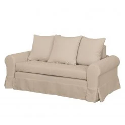 Mooved Schlafsofa Latina XIII Webstoff - Cappuccino - Breite: 205 cm