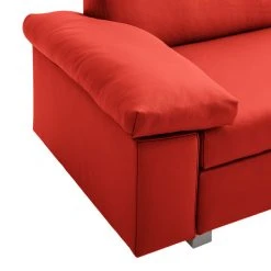 Chillout by Franz Fertig Schlafsofa Plaza Echtleder - Rot - Breite: 222 cm - Armlehne verstellbar -Wohnzimmermöbel boutique en ligne schlafsofa plaza echtleder rot 222 cm abklappbare armlehnen 1415418