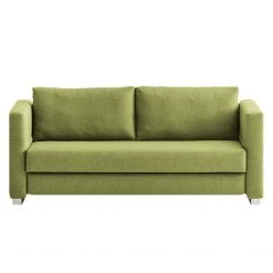 Chillout by Franz Fertig Schlafsofa Randa Webstoff - Grün - Breite: 202 cm