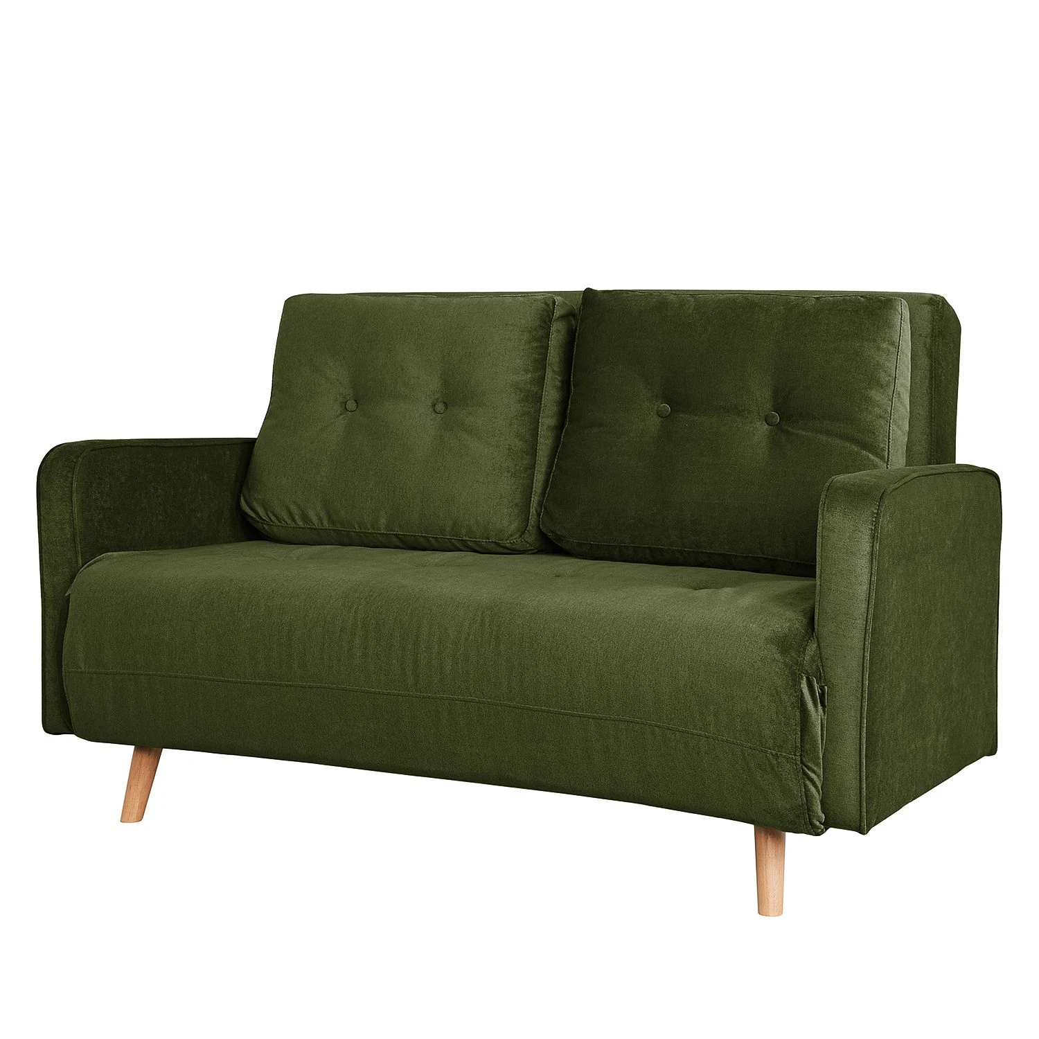 Mørteens Schlafsofa Sander Samt - Dunkelgrün 1 Mørteens Schlafsofa Sander Samt - Dunkelgrün