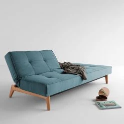 Innovation Möbel Schlafsofa Splitback Eik Webstoff - Stoff Mixed Dance: Light Blue -Wohnzimmermöbel boutique en ligne schlafsofa splitback eik webstoff 4603276