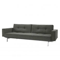 Innovation Möbel Schlafsofa Splitback III - Webstoff - Dunkelgrau
