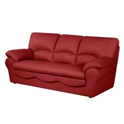 Modoform Schlafsofa Torsby - Echtleder Rot