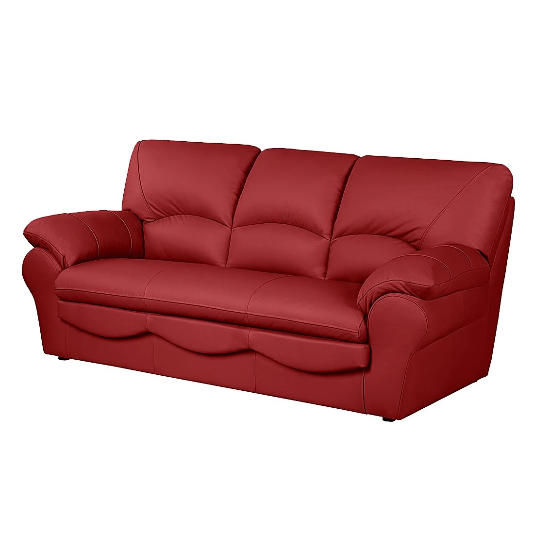 Modoform Schlafsofa Torsby - Echtleder Rot 1 Modoform Schlafsofa Torsby - Echtleder Rot